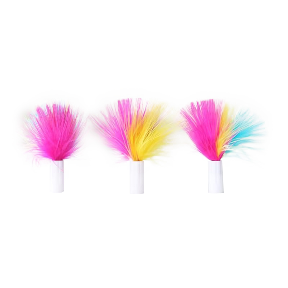 Homerunpet Donut Smart Cat Toy Feather Accessory, , large