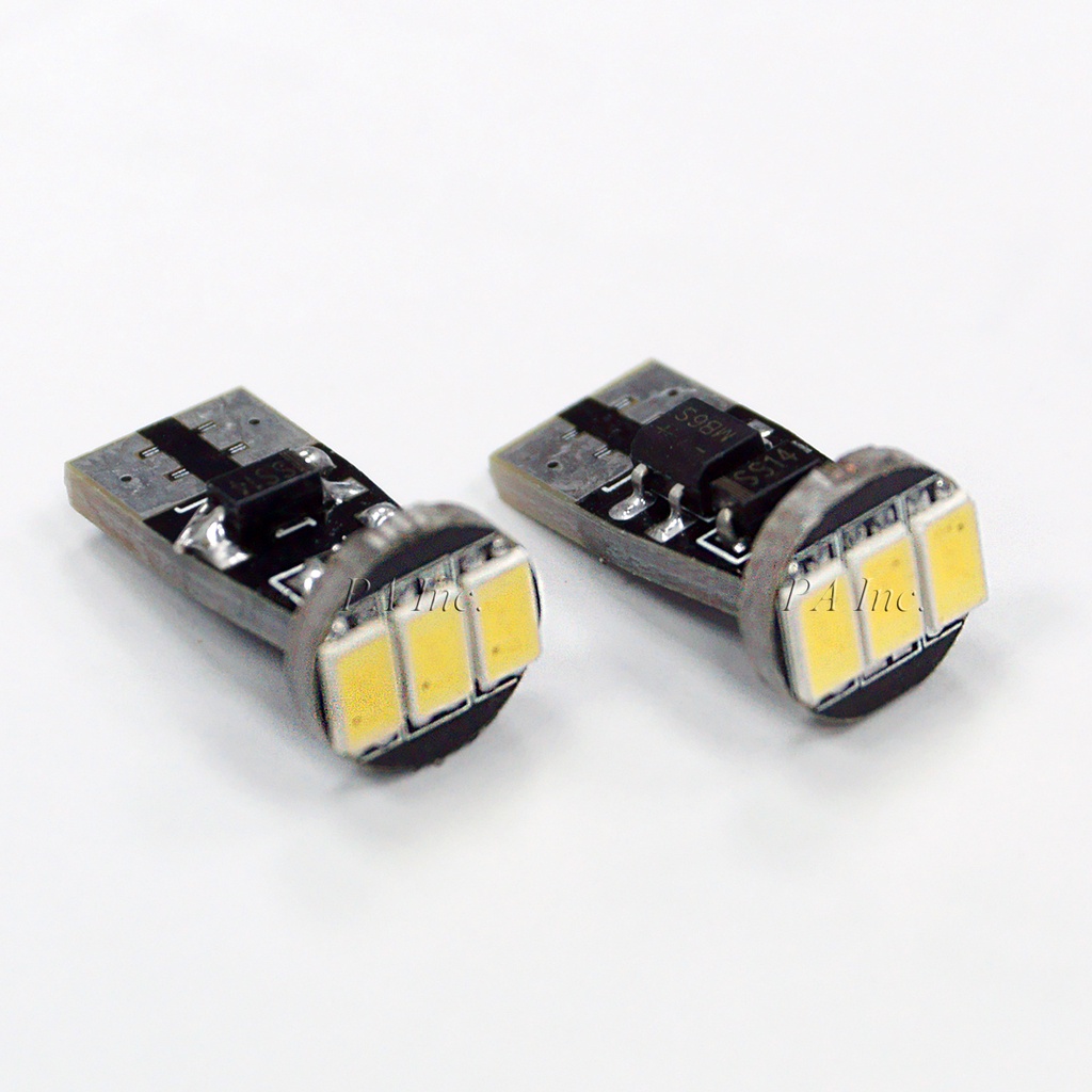 【PA LED】T10 3晶 三星 5630 SMD LED 黃光 白光 橘光 側燈 側方向燈 方向燈 小燈 定位燈, , large