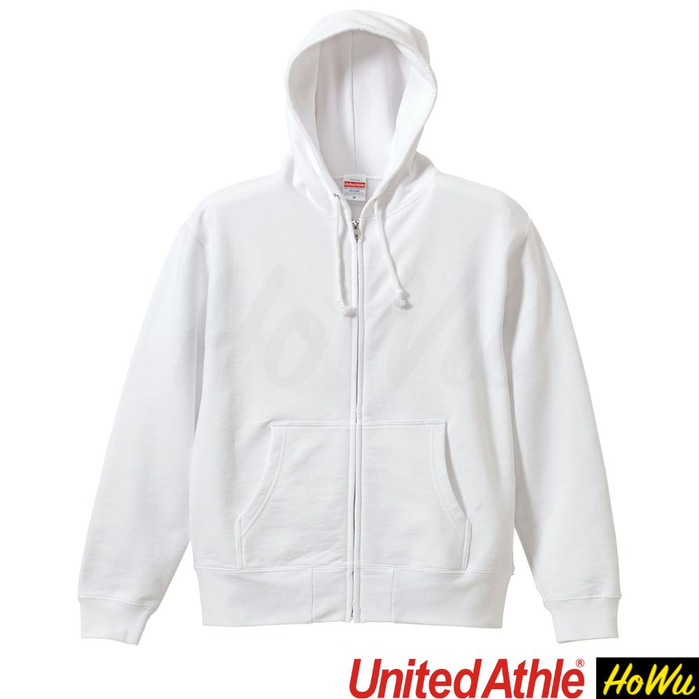 【United Athle】日本頂級柔棉10.0oz.純棉連帽拉鏈外套 5213-01 (大絨布) | Howu好物商城(UA素色連帽外套), , large