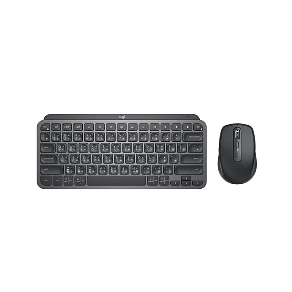 【 Logitech 羅技 】MX KEYS MINI COMBO 石墨黑 B2B 無線智能鍵盤滑鼠組, , large