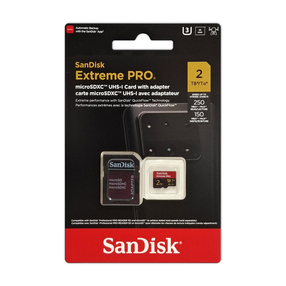 SanDisk Extreme PRO 2TB UHS-I U3 A2 V30 microSDXC, , large