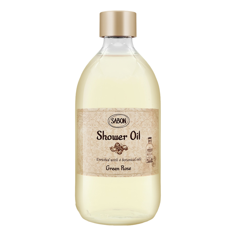 【SABON】沐浴油 500ml 附壓頭(香蘋薰衣草/白茶/玫瑰茶語/綠玫瑰/茉莉/經典), , large