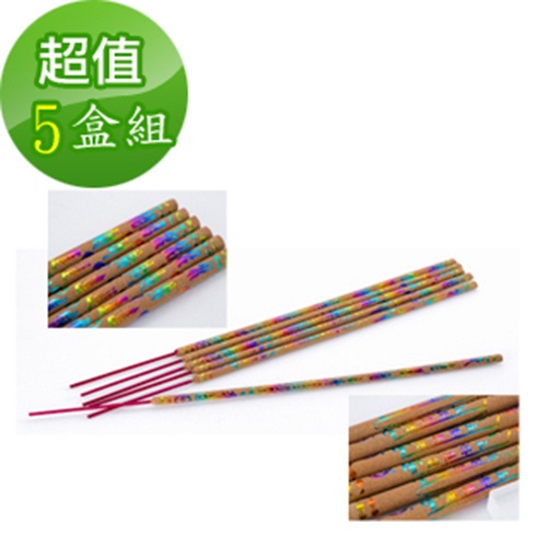 【金發財金紙】招財必用法寶-天官五路賜財貢香-五盒組(香品-賜財貢香系列 -五彩燙金符咒), , large