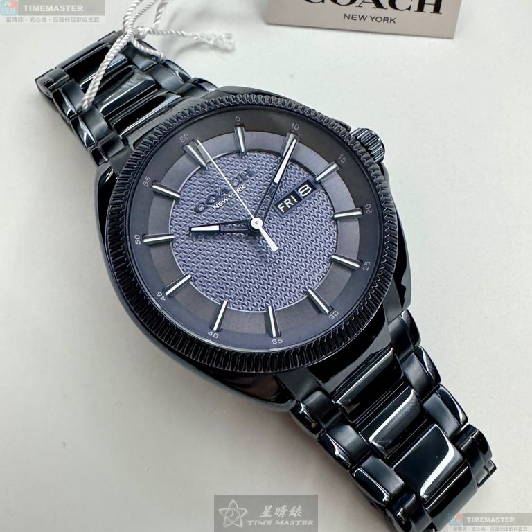 [星晴錶業]COACH手錶,44mm,CH00236寶藍色錶面寶藍錶殼寶藍精鋼錶帶款, , large