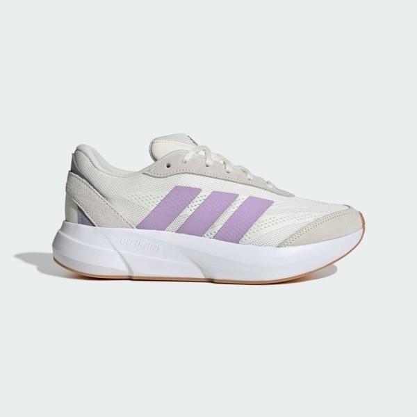 Kixpress-Adidas 愛迪達 Lightshift 女 運動休閒鞋 舒適 米 紫 [JS4257], , large