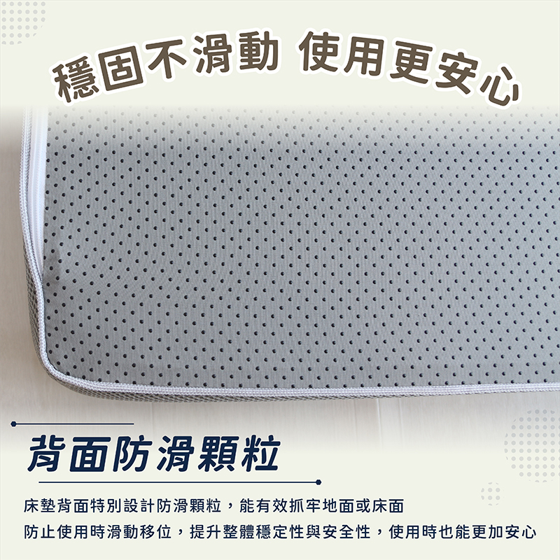 Silver Ion Memory Pressure Relief Mattress, , large