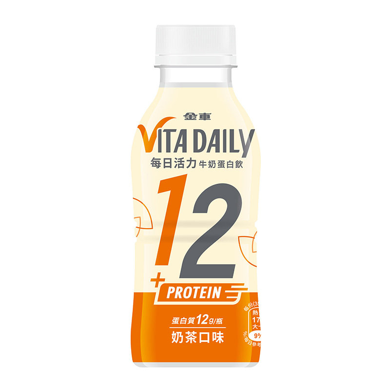 VITA DAILY PROTEIN DRINK MILK TEA FLAVOR, , large