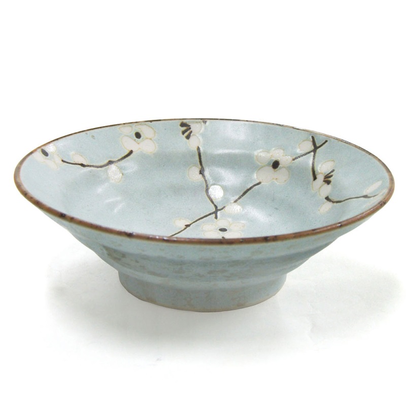 [豐名日本餐具] 4.0淺井 白梅 / H3-4SW, , large