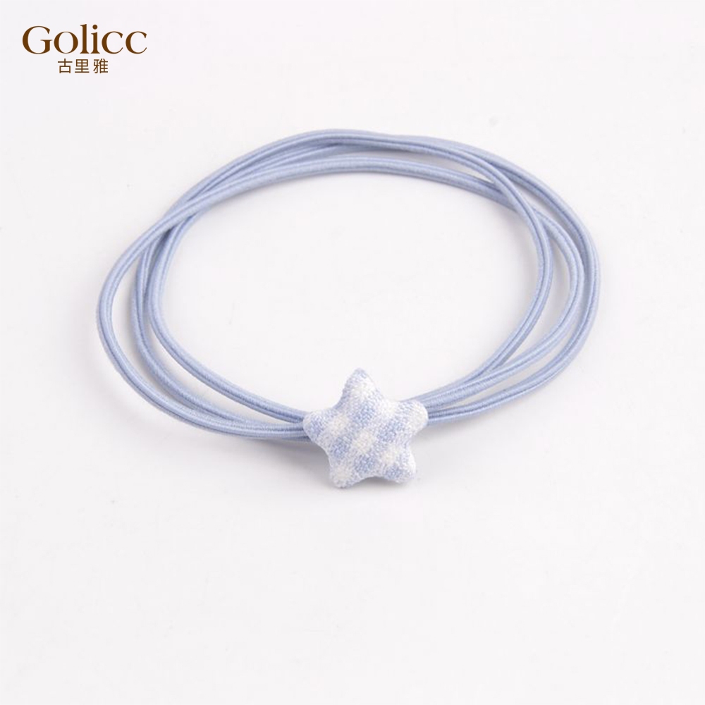 【Gulicc】古莉可 髮圈 日系簡約 格子星願 髮圈 (4入), , large