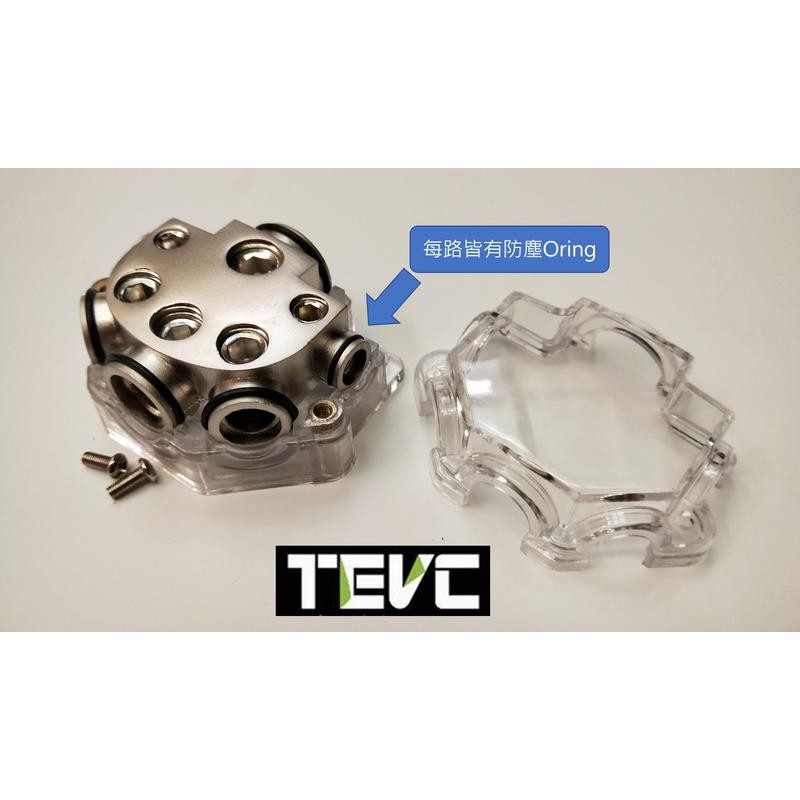 《tevc》BS002 分線盒 一進五出  集線器 接地盒 分線器, , large
