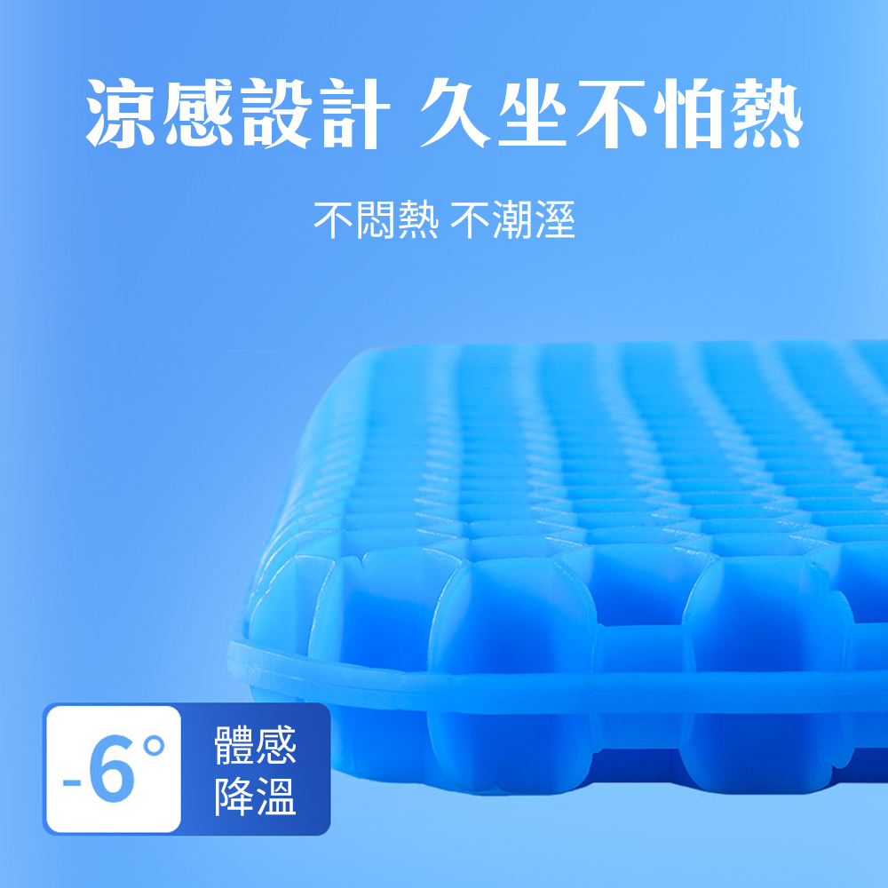 【Bicycle Cooling Seat Cushion】Gel Seat for Bikes &ndash; Relieves Pressure, Provides Comfort and Coolness, , large