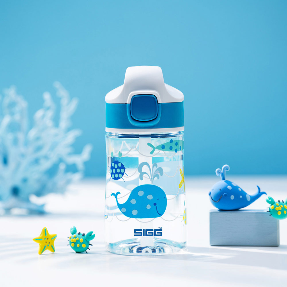 [瑞士百年 SIGG] Tritan 兒童輕量彈蓋冷水瓶 350ml, , large