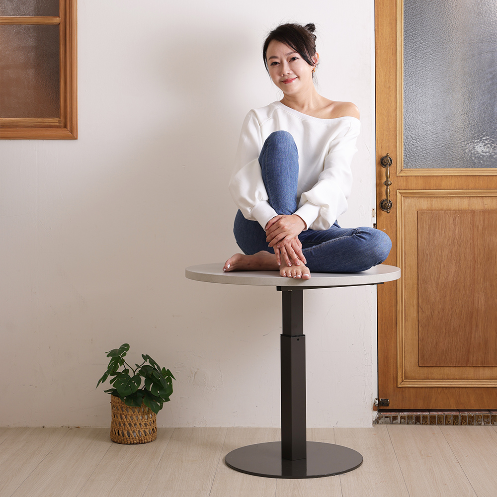 [KAKU] Pneumatic Height Adjustable Coffee Table, , large