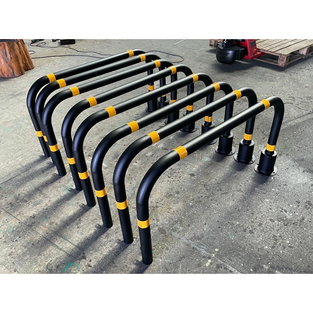 【 SHAONIANNA.TW 】單邊套筒翻轉式車位鎖｜鑰匙鎖定｜停車格防佔位地鎖, , large