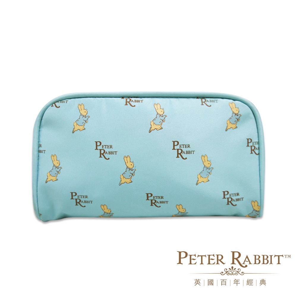 【世豐】PETER RABBIT 比得兔(跑兔藍)化妝 / 收納包, , large
