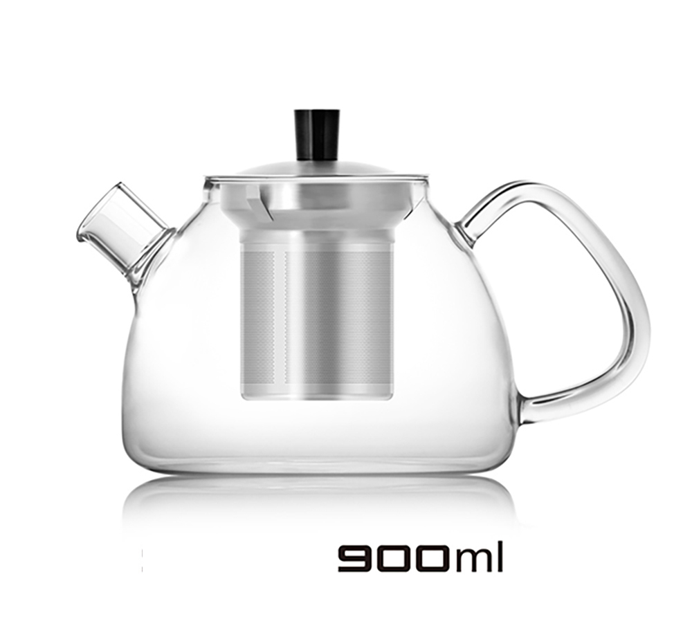 [LINOX] Modern花茶壺900ML(玻璃壺/玻璃瓶/水瓶/冷水瓶/冷水壺/飲料壺/咖啡壺), , large