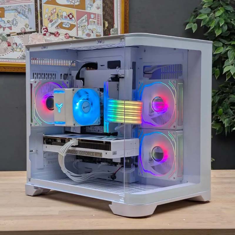 2026推薦便宜電競Ai主機 白⭐i5-14400F+RTX5060⭐5天出貨( B製程 ), , large