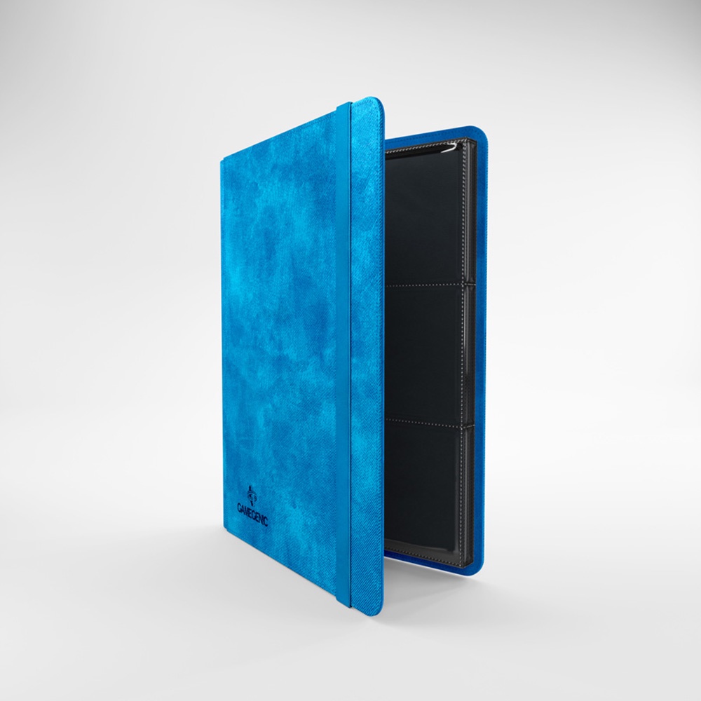【Asmodee】高級皮紋卡冊-9格雙面 (藍) (不含內頁)Gamegenic ALBUM 18-POCKET BLUE, , large