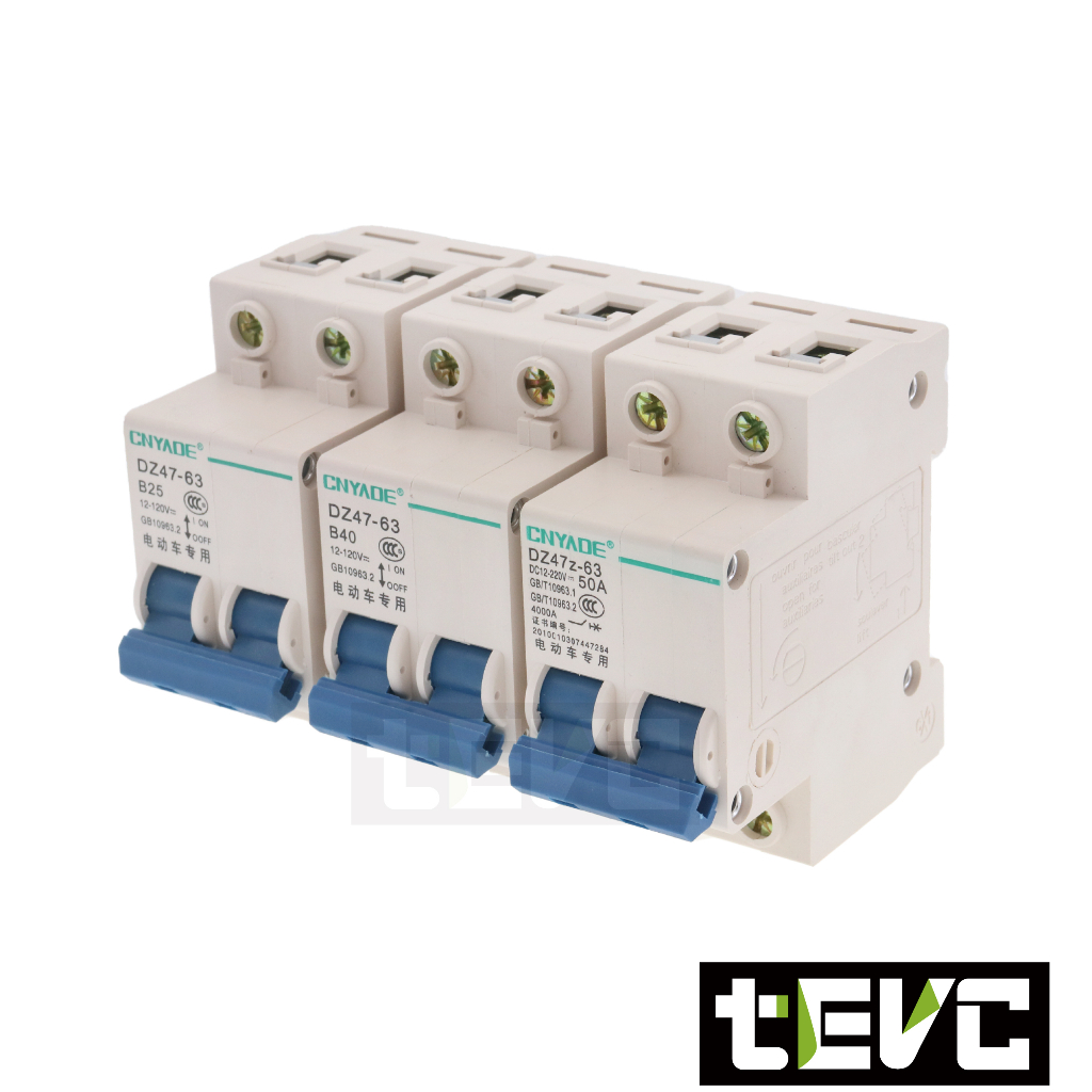 《tevc》F006  DC 無熔絲 2P 直流 空氣開關 40A, , large