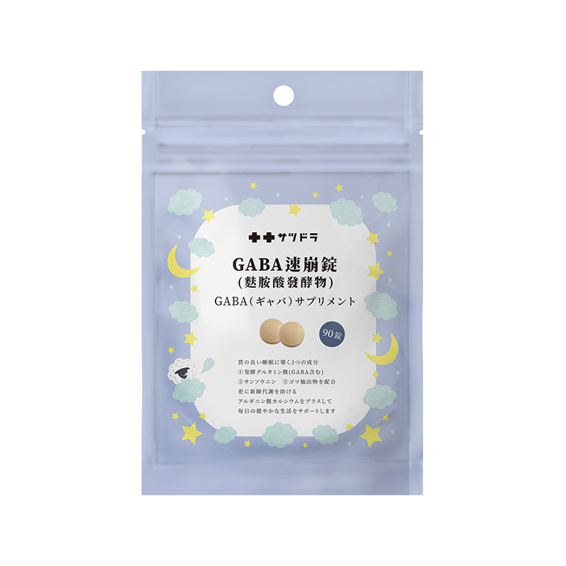 [佑全保健藥妝]札幌藥粧GABA(麩胺酸發酵物)速崩錠90錠/包, , large