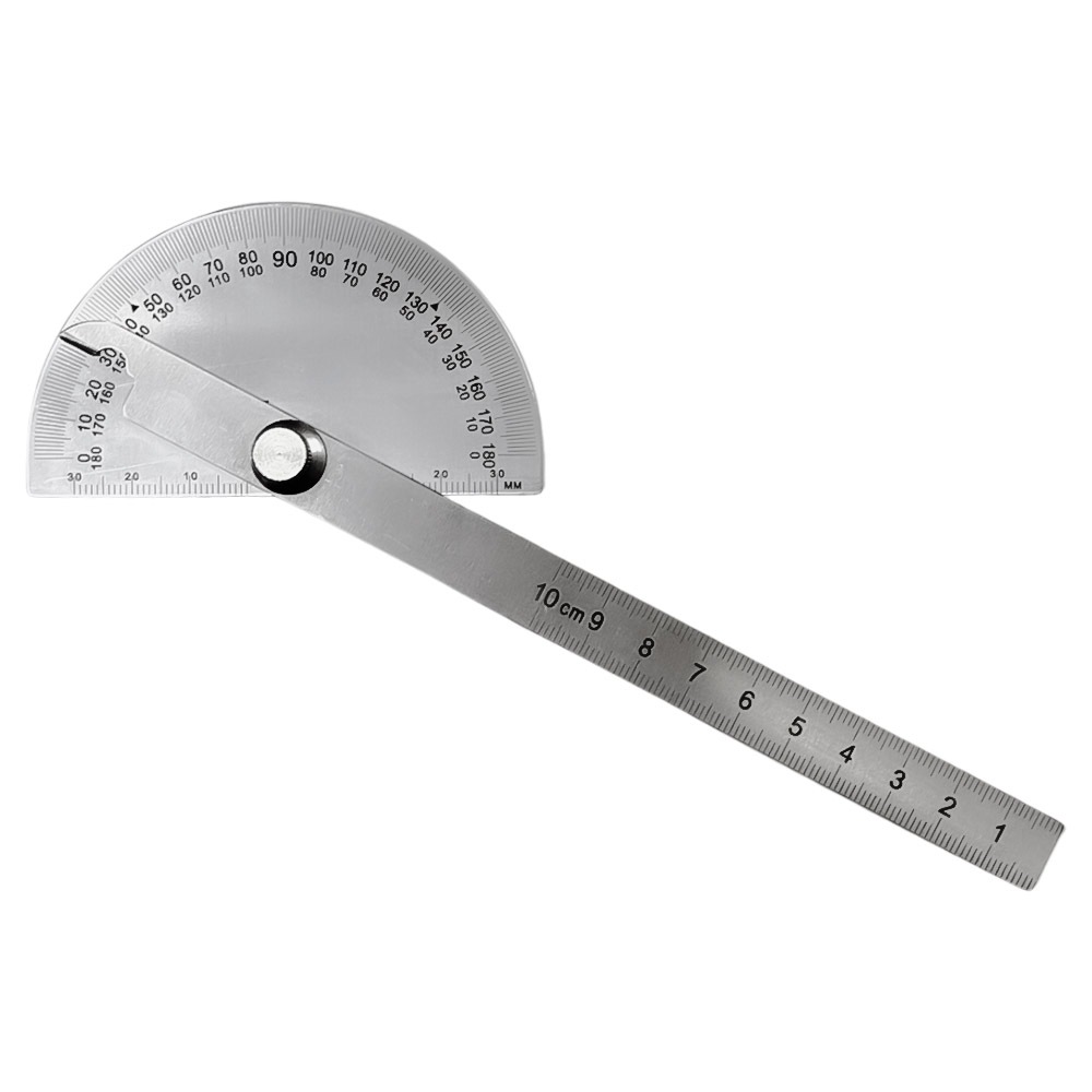 Stainless steel semi-circular graduated gauge (90*150mm solid), , large