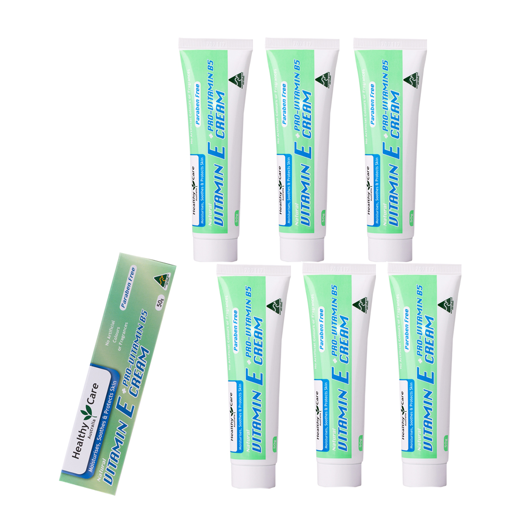 Healthy Care 維他命E霜含B5(6入組 50g/支), , large