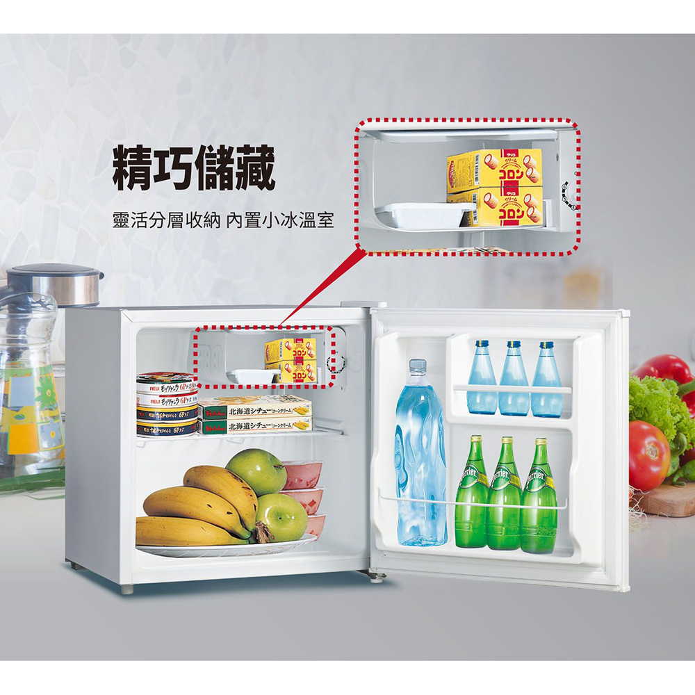SANLUX 台灣三洋 47公升單門變頻冰箱 SR-V47A, , large