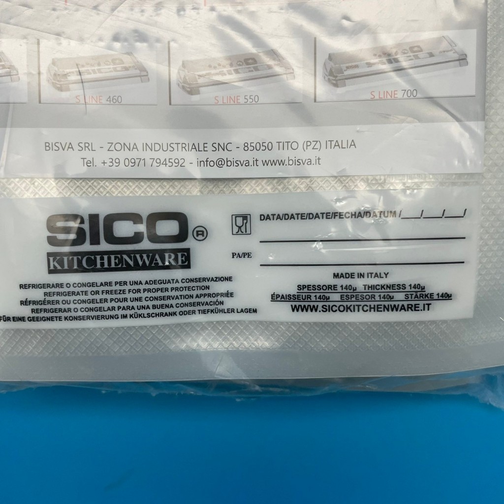 SICO舒肥專用真空包裝袋15x35cm 20x30cm 25x35cm 厚140&mu;(50個/包), , large