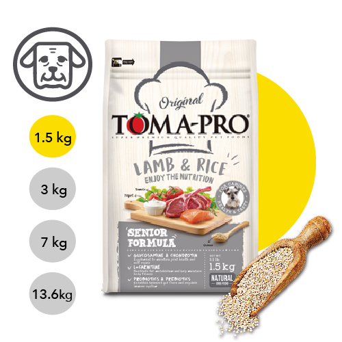 【優格】高齡犬飼料 狗糧 1.5kg羊肉+米 高纖低脂配方, , large