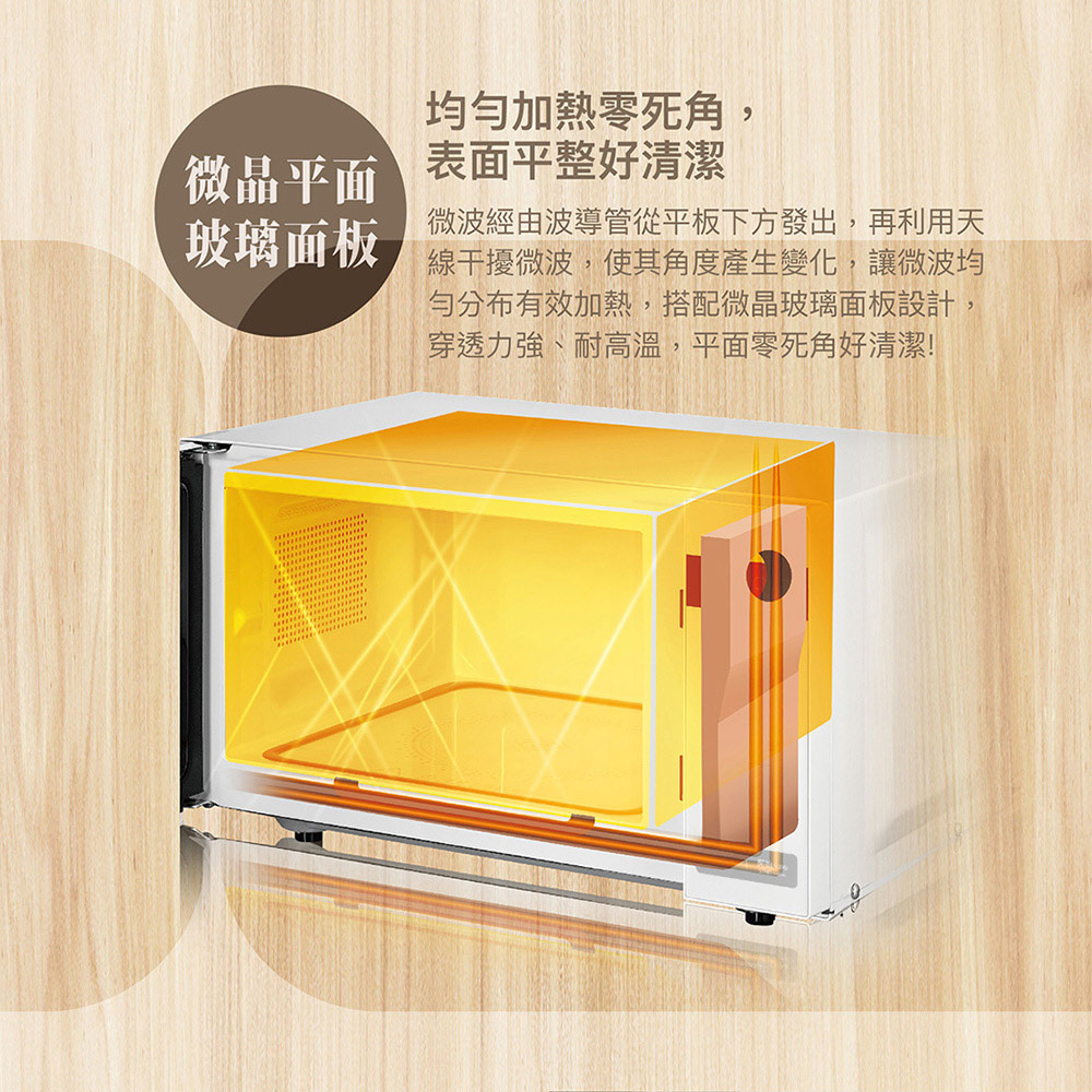 CHIMEI 奇美 20L微電腦平台式微波爐 MV-20B0FM, , large