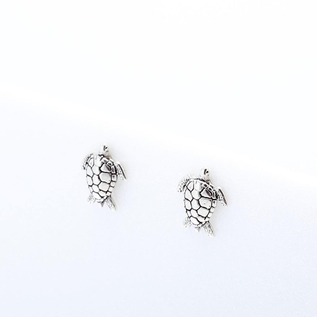【Angel & Me】Cute Turtle s925 sterling silver earrings Birthday Day gift, , large