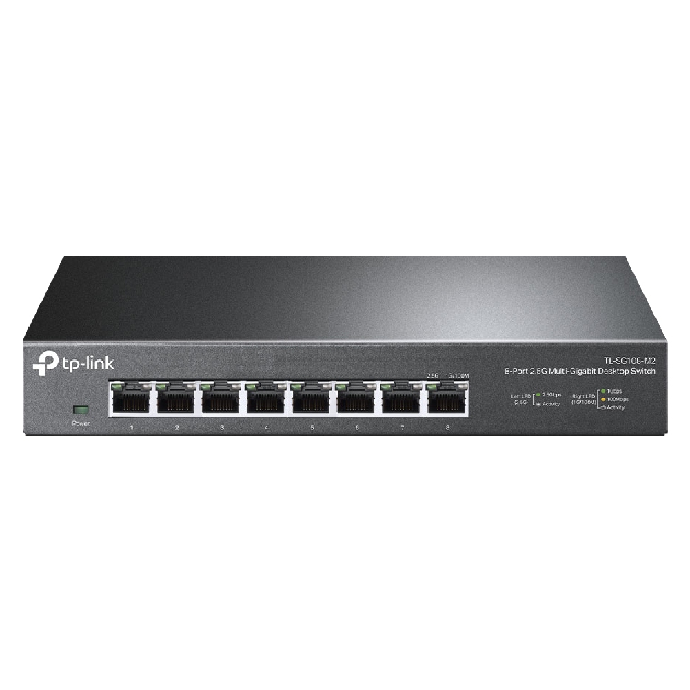 TP-LINK 昌運監視器 TL-SG108-M2 8埠2.5G桌上型交換器 8&times;100Mbps, , large