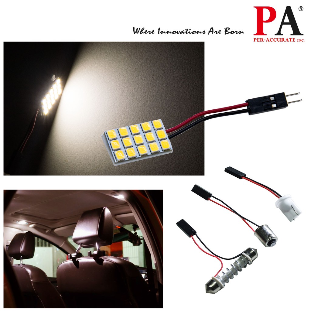 【PA LED】暖白光 T10 BA9S 雙尖 2835 SMD LED 室內燈 閱讀燈 車廂燈 行李箱燈, , large