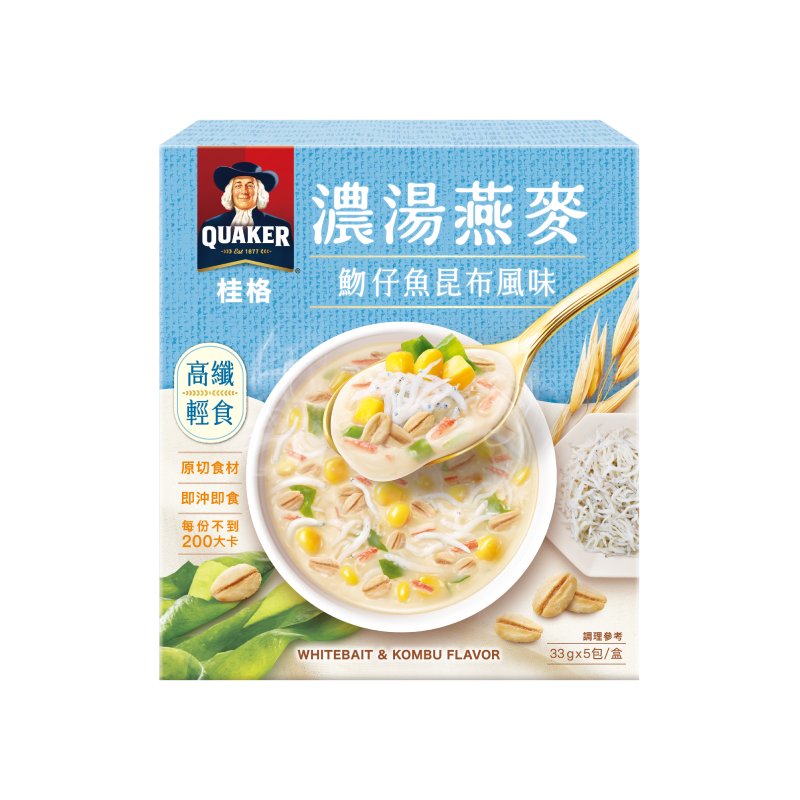 Quaker Savory Oatmeal-Whitebait  Kombu, , large