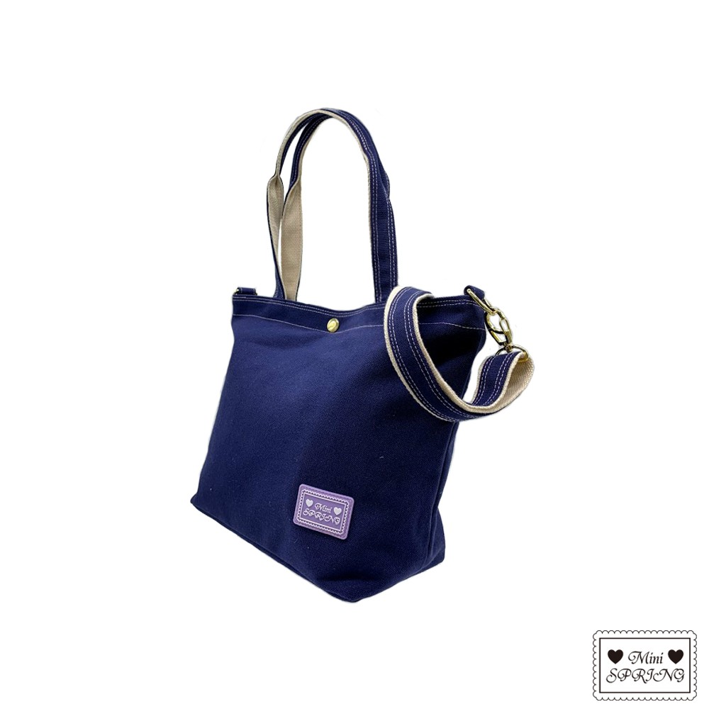 MINI SPRING-帆布2WAY托特包手提斜背包-多色(0-25002-93), , large