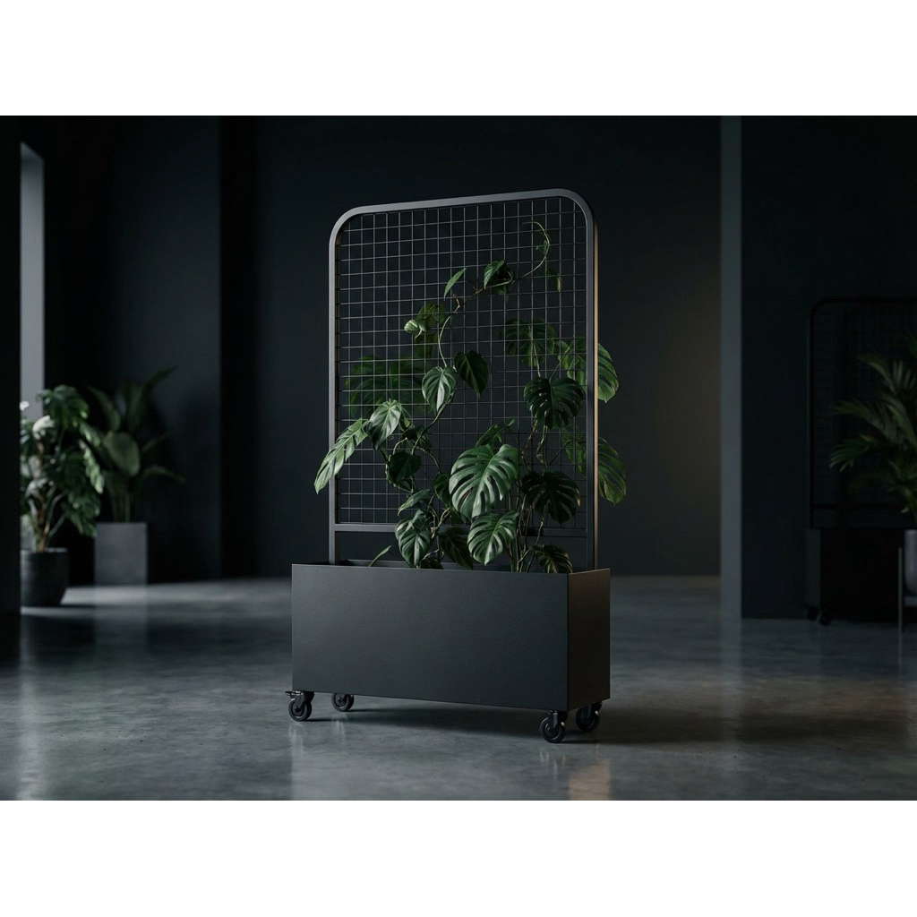 【 SHAONIANNA.TW 】藤蔓工業風鐵架 網狀植物架 室內外裝飾掛架網架藤蔓架增加空間美感   藤蔓架 鐵製網架 植物掛架 室內外適用, , large