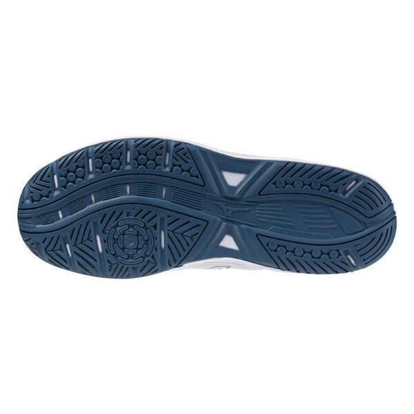Mizuno Cyclone Speed 4 男女 排球鞋 基本款 運動 訓練 輕量 白藍 [V1GA238021], , large