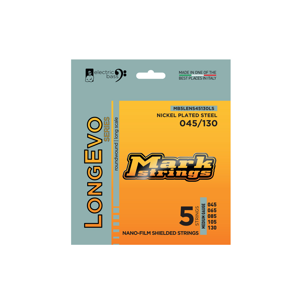 Markbass Longevo 奈米包膜鎳 五弦貝斯套弦 (45-130)【敦煌樂器】, , large