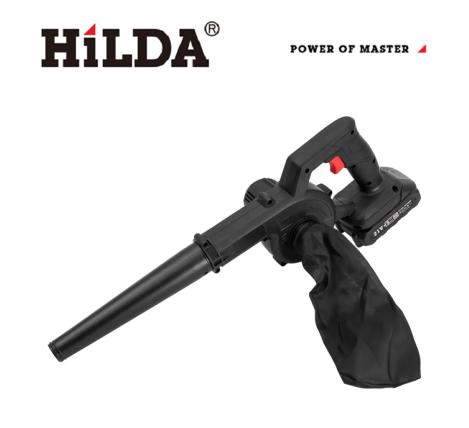 【HILDA】希爾達電動工具 21V 雙電 鋰電吹風機 吹葉機 黑色, , large