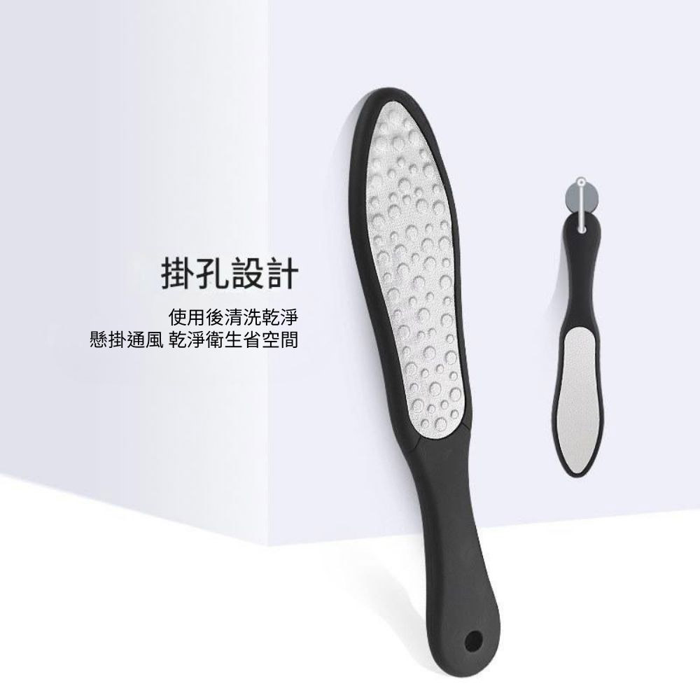 不鏽鋼雙面足搓26.5cm白色, , large