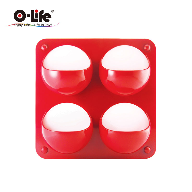 【O-Life】磁吸式壁掛收納盒-D款紅色, , large