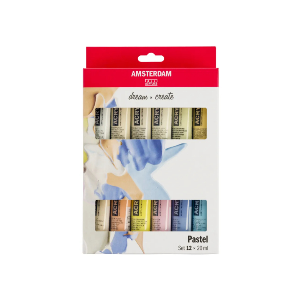 *需預訂 Royal Talens AMSTERDAM 壓克力20ML - 12色套組風景, , large