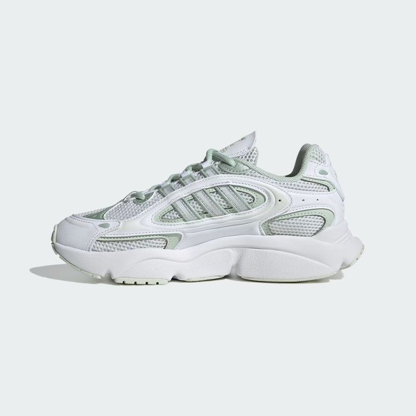 Kixpress-Adidas Ozmillen W 女 運動休閒鞋 復古 老爹鞋 舒適 穿搭 白 淺綠 [IG2087], , large