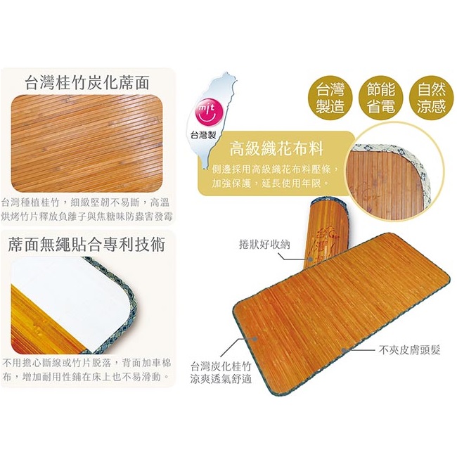 Taiwan Bamboo Coal Matting, , large
