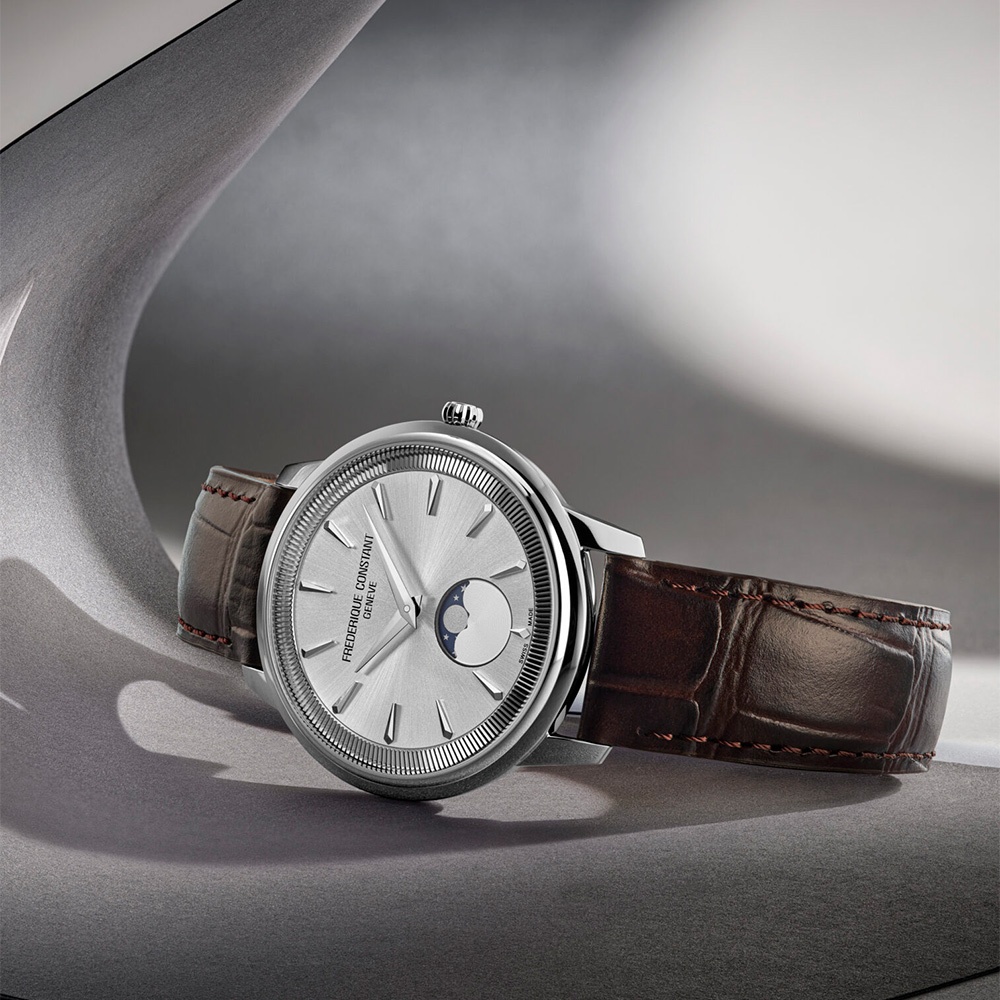 CONSTANT 康斯登 Classics Moneta Moonphase 月相石英手錶 中性錶 FC-206S3S6, , large