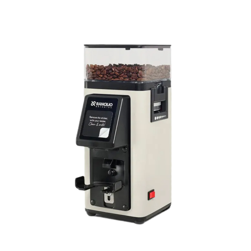 【Rancilio 藍奇里奧】Stile SD 家用咖啡磨豆機（時尚白）｜半自動 手寫黑板 58mm 平刀盤, , large