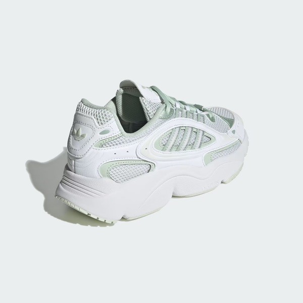 Kixpress-Adidas Ozmillen W 女 運動休閒鞋 復古 老爹鞋 舒適 穿搭 白 淺綠 [IG2087], , large
