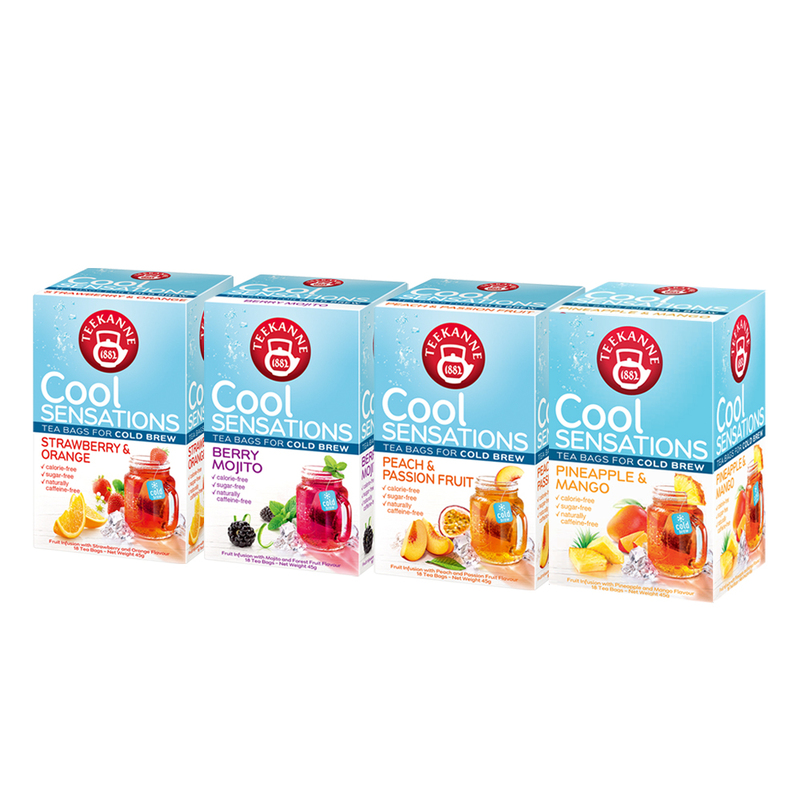 【TEEKANNE】Strawberry-Orange Cold brew tea (2.5g x 18bags/box) , , large
