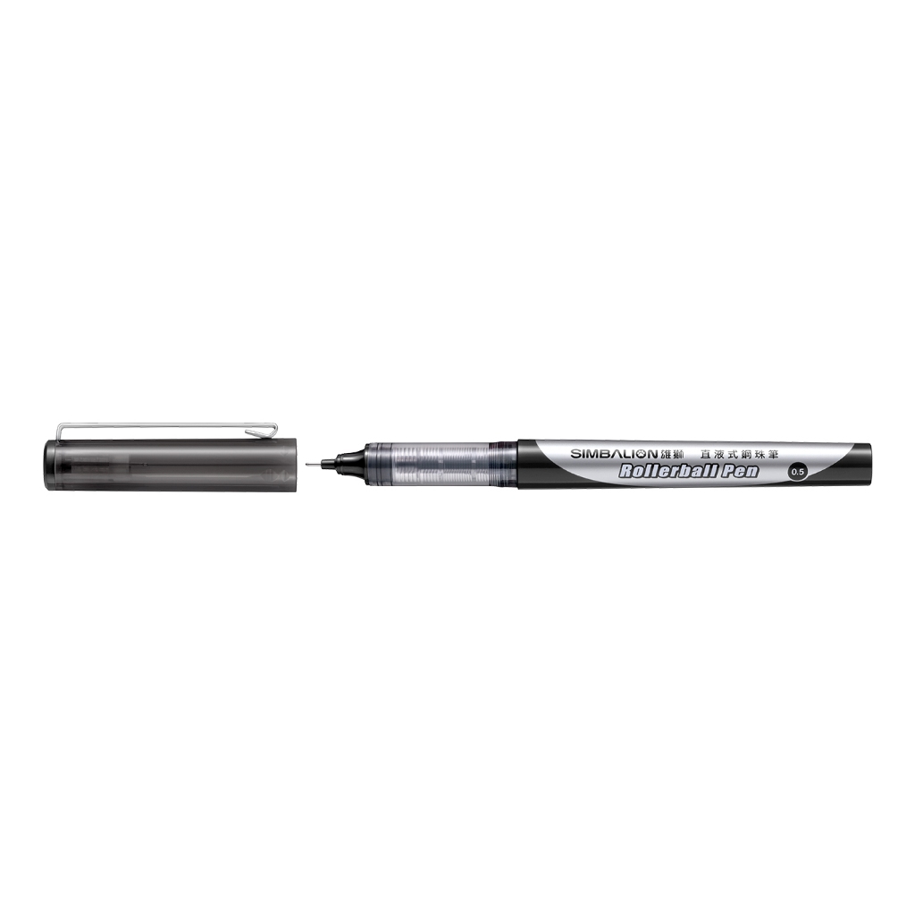 雄獅  直液式鋼珠筆0.5mm(RB302)*藍色, , large