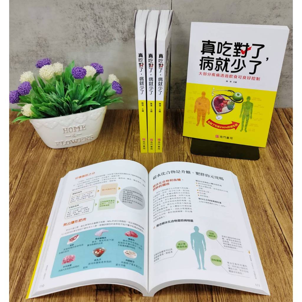 《南門書局》《真吃對了，病就少了》1冊　定價350元　特價＄245, , large